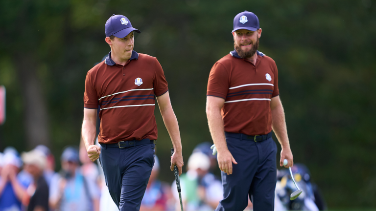 Matt Fitzpatrick and Tyrrell Hatton criticize PGA of America’s president after Europe wins the 2025 Ryder Cup